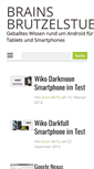 Mobile Screenshot of brutzelstube.de